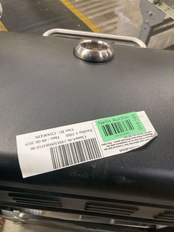 Photo 1 of **This item, got dirty in transport. Not in original packing. Hardware may be missing**

SEGMART 4 Burner BBQ Propane Gas Grill, Stainless Steel 40,000 BTU Patio Garden Barbecue Grill with Folding Side Tables, Cleaning Brush & Thermometer, Perfect for Cam