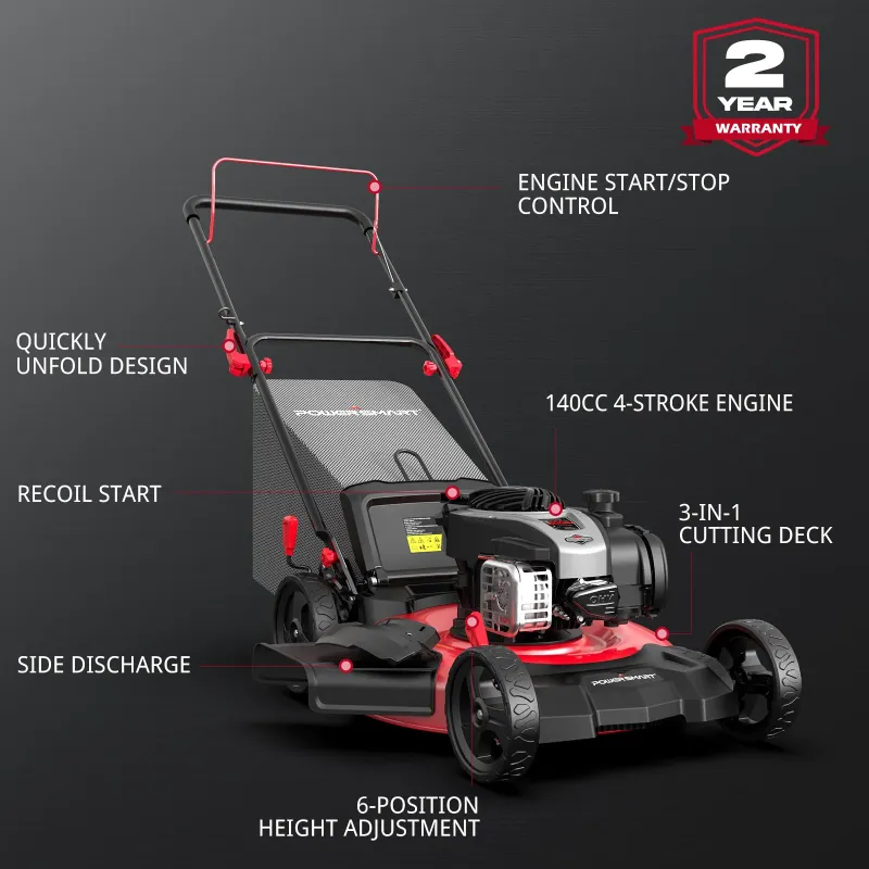 Photo 1 of 
Hero image 0 of PowerSmart 140CC Briggs & Stratton Engine Gas Push Lawn Mower, 21 inches Cutting Blade, 6-Position Height Adjustment, 0 of 7




Popular pick
Visit the PowerSmart Store
PowerSmart 140CC Briggs & Stratton Engine Gas Push Lawn Mower, 21 inc