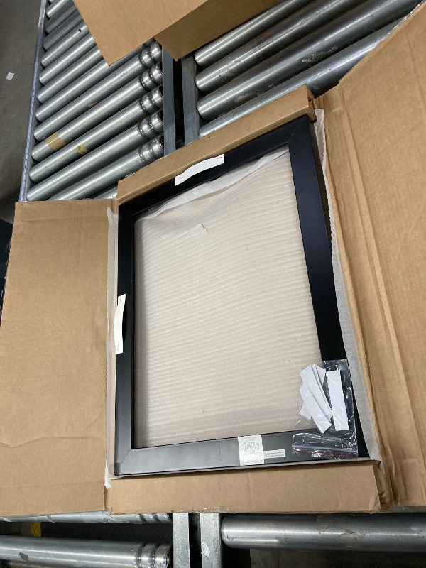 Photo 1 of MCS Float 16x20 Black Finish, Vertical & Horizontal Wall Hanging Large Frame for Canvas Paintings (1-Pack)