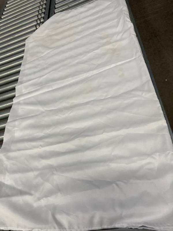 Photo 1 of **This tablecloth has been used and does have stains, please see attached pictures. ** 

TRLYC Polyester Tablecloth - 72X72 White Square Tablecloth Wrinkle Washable Resistant Tablecloth100% Polyester Overlay Party Wedding Banquet Buffet Table Cloth