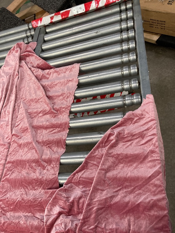 Photo 1 of **This piece of fabric has been cut out. Please see pictures. **

Ribreeze Dusty Pink Velvet Fabric by The Yard 60 Inch Wide 1 Yards 90% Polyester 10% Spandex for Sewing Clothes Apparel Costume Crafts