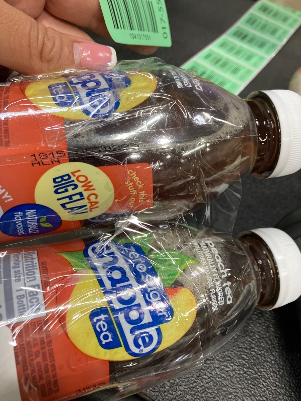 Photo 1 of **2**Snapple Diet Iced Tea, Peach, 16 fl oz