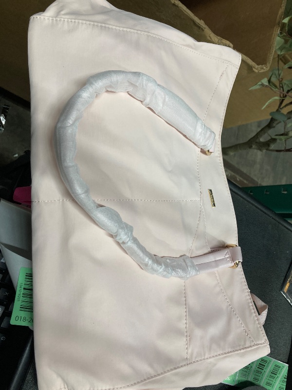 Photo 1 of **reference img**Laptop Shoulder Bag 14 Inch, Computer Shoulder Bag Large Work Tote Bag for Women, Laptop Carrying Case Stylish Handbag for Business Travel (Pinkish Grey)