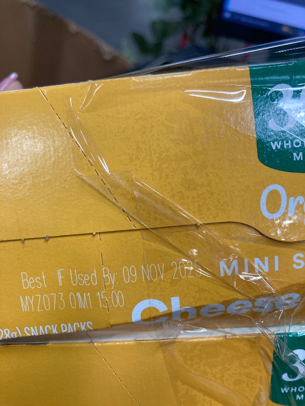 Photo 1 of **pack2*365 by Whole Foods Market, Organic Mini Cheese Sandwich Crackers 8 Count, 1 Ounce