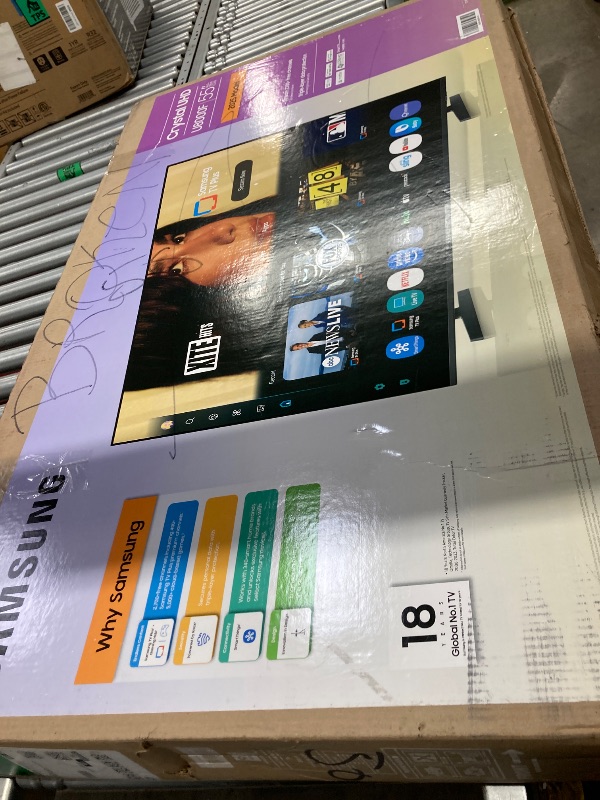 View 2 of Samsung 55-Inch Class Crystal UHD U8000F 4K Smart TV (2025 Model) Endless Free Content, Crystal Processor 4K, MetalStream Design, Knox Security, Compatible with Alexa