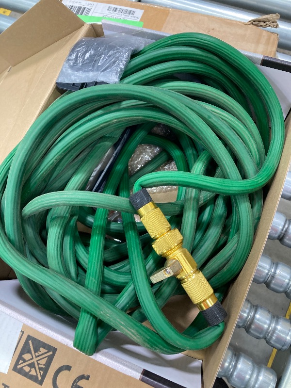 Photo 1 of ***(MISSING PARTS -SELLING AS IS) ***
Garden Hose 100ft, with Nozzles for Yard, Outdoor - Never Kink & Tangle, Flexible Water Hose for Outdoor Watering
