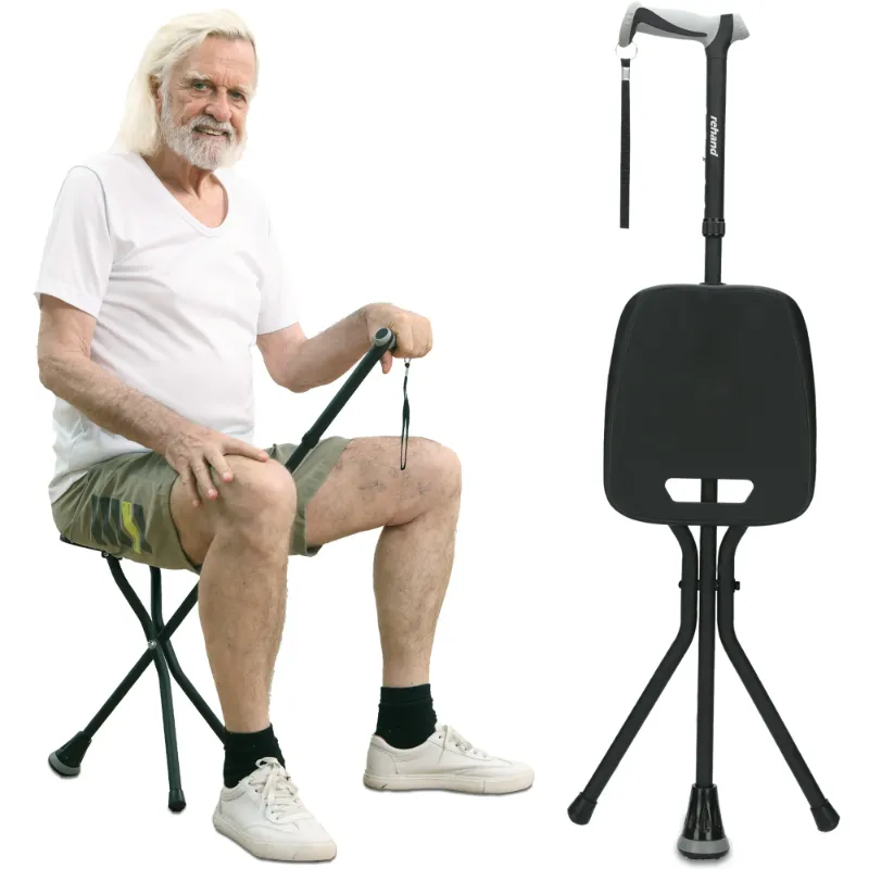 Photo 1 of 
Hero image 0 of REHAND Walking Canes with Seat 350 LB Capacity,Lightweight Foldable Adjustable Aluminum Walking Stick Chair for Men & Women Seniors,Black, 0 of 6





Flash Deal
Popular pick
for "cane with seat"
Visit the Rehand Store
REHAND Walking Cane