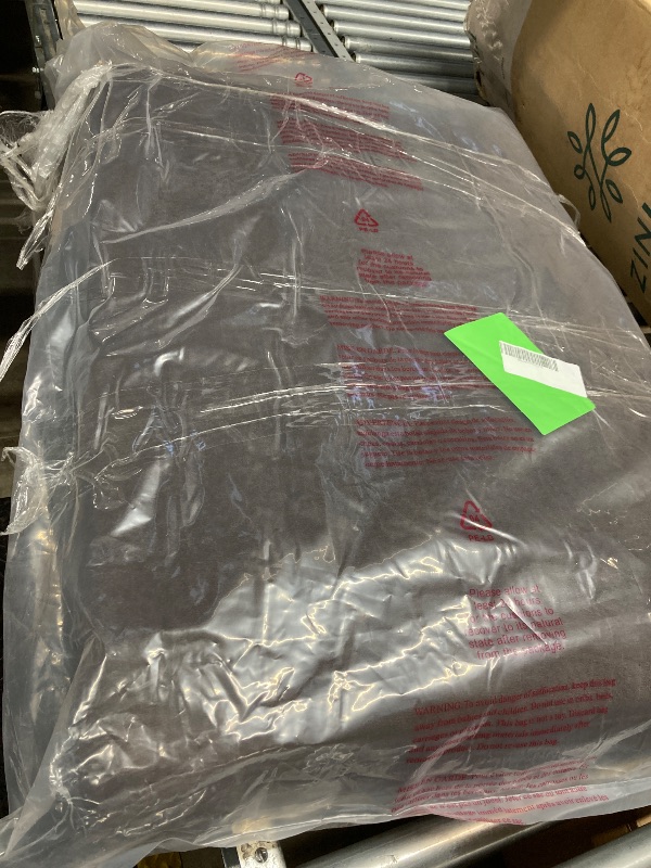 Photo 1 of *******NOT FULL COUCH, PLEASE SEE PHOTOS FOR REFERENCE 83" Sofa Couch for Living Room,Comfy Teddy Fleece Loveseat Sofa,Extra Deep Seat Couches ,Neche Tool-Free Setup Love Seat with 2 Pillows,Brown
