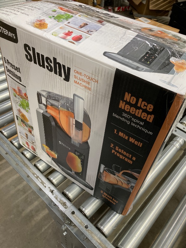 Photo 1 of ***(PARTS ONLY -SELLING AS IS -PARTS ONLY)*** 
Slushie Machine, Slushy Machine for Home,6 Pre-Set Programs, Auto Clean Function, No Ice Needed, Commercial Frozen Drink Machine for Milkshake, Frappe, Margarita,Cold Drink,Slush and More