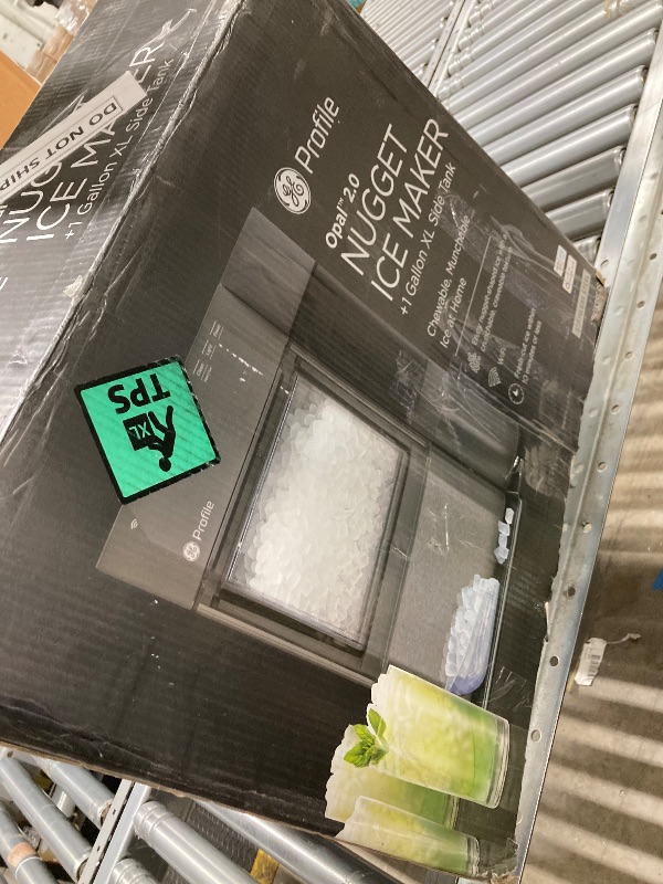Photo 1 of ***(PARTS ONLY -ITEM DOESN'T FUNCTION PROPERLY -SELLING AS PARTS ONLY)*** 
GE Profile Opal 2.0 XL with 1 Gallon Tank, Chewable Crunchable Countertop Nugget Ice Maker, Scoop included, 38 lbs in 24 hours, Pellet Ice Machine with WiFi & Smart Connected, Stai