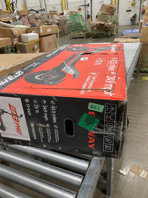 Photo 1 of **PARTS ONLY**Segway ZT3 Pro Electric Scooter, Up to 24.9 MPH, 43.5-Mile Range, Dual Suspension, Flash Charge, 1600W Peak Motor, Off-Road Scooter for Adults UL Certified (UL2272/2271)