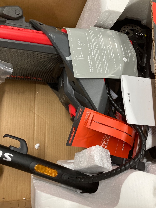 Photo 1 of **PARTS ONLY**Segway ZT3 Pro Electric Scooter, Up to 24.9 MPH, 43.5-Mile Range, Dual Suspension, Flash Charge, 1600W Peak Motor, Off-Road Scooter for Adults UL Certified (UL2272/2271)