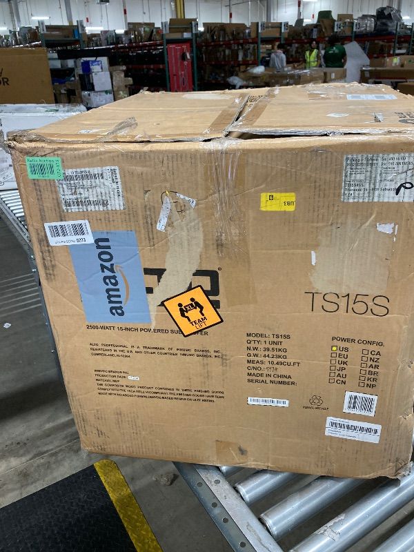 Photo 1 of ****very dirty ALTO TS15S 2500W 15" Subwoofer, Powered PA Speaker with 6 Selectable DSP Modes, Easy Setup, 132 dB, 3" Voice Coil, Superior Bass