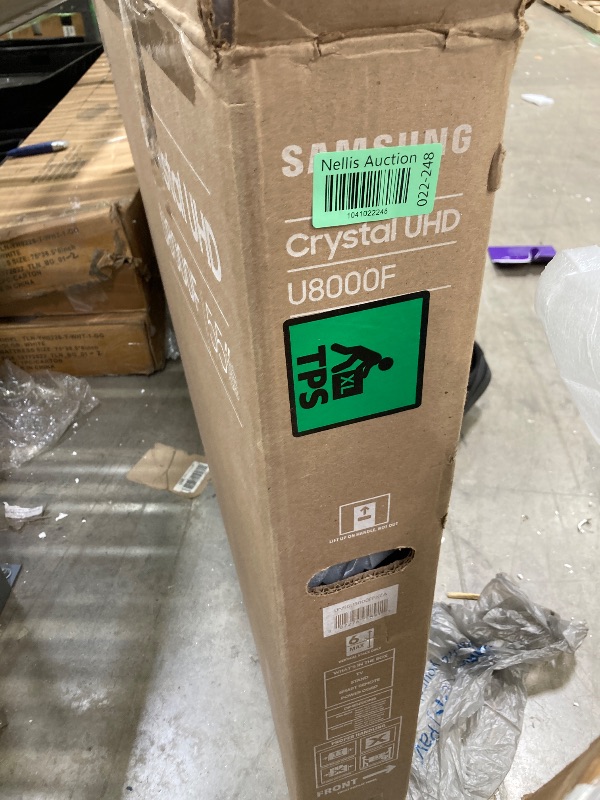 Photo 1 of ***broken **only partsSamsung 55-Inch Class Crystal UHD U8000F 4K Smart TV (2025 Model) Endless Free Content, Crystal Processor 4K, MetalStream Design, Knox Security, Compatible with Alexa