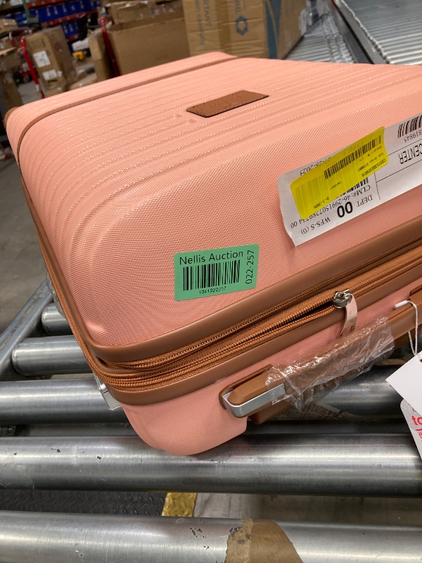 Photo 1 of ***2  piece Joyway Carry On Luggage 20 Inch Expandable Suitcase with Spinner Wheel, 4 Piece Hard Shell Luggage Set with TSA Lock(Pink brown)