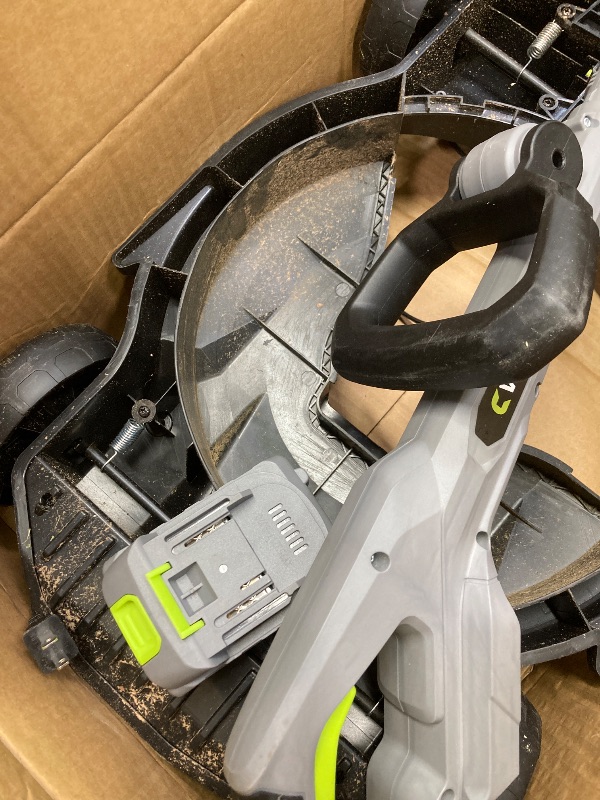 Photo 1 of *** reference image ***very dirty  Electric String Trimmer Cordless with 2x2.0Ah Battery, 20V Weed Wacker Weed Eater with Charger, 12-inch Lawn Mover & Edger Lawn Tool, Powered Grass Trimmer with 8pcs Spool Line for Yard, Garden, Green