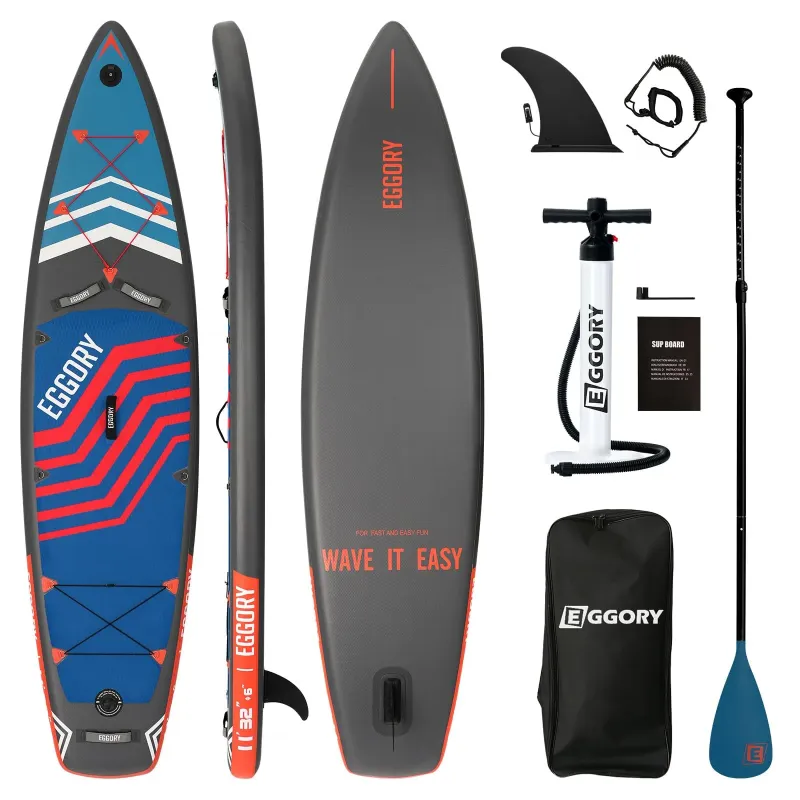 Photo 1 of 
EGGORY Inflatable Stand up Paddle Board 11ft Fishing Paddle Board Wide Stable Design with Full SUP Accessories
