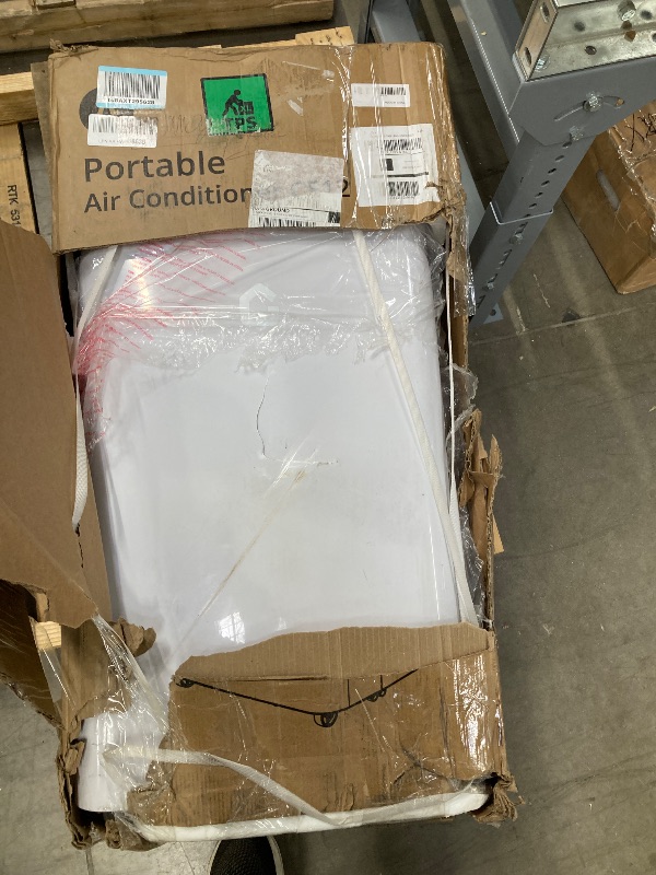 Photo 1 of ***(PARTS ONLY -FRONT FRAME BROKEN- SELLING AS PARTS ONLY)*** 
Versatile 12000 BTU Portable Air Conditioners with Remote, Quiet AC Unit for Rooms up to 550 Sq.Ft., 3-IN-1 Standing Air Conditioner with Fan & Dehumidifier, 3 Speed, Timer, Auto Swing, White 