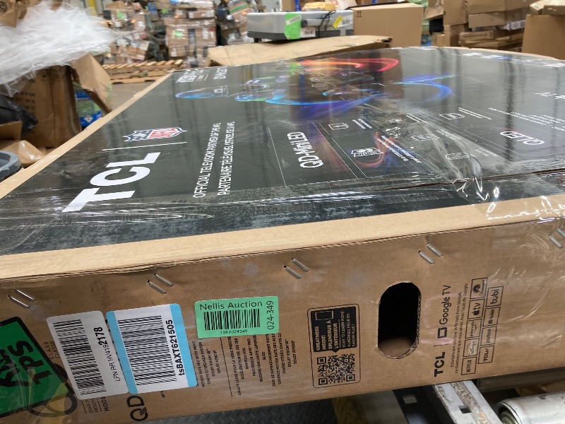 Photo 1 of **PARTS ONLY/CRACKED SCREEN**TCL 65-Inch Class QM6K Series QD-Mini LED 4K UHD Google Smart TV Best Value Mini-LED TV - QLED, 144hz, 288hz Gaming Rate, High Contrast Screen, Onkyo Audio, Dolby Atmos (65QM6K, 2025 Model)