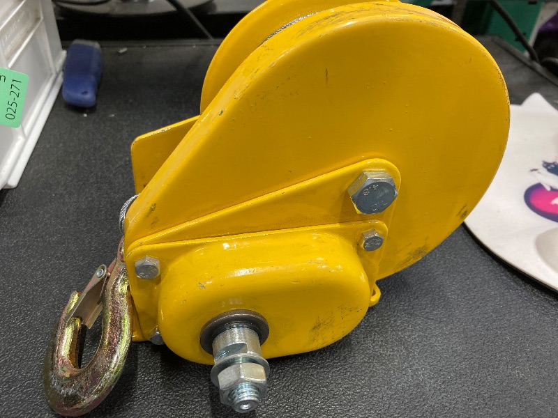 Photo 1 of  Hand Winch, 1200lbs Heavy Duty Manual Crank Winch, Marine Two-Way self-Locking Gear Winch Handle Crank Towing Winch for ATV Boat Trailer Truck