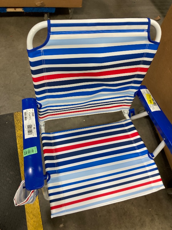 Photo 1 of #WEJOY Folding Backpack Beach Chair, High Back Beach Chairs for Adults, Max Load 300lbs, Outdoor Portable Folding Camping Chair