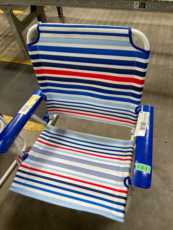 Photo 1 of #WEJOY Folding Backpack Beach Chair, High Back Beach Chairs for Adults, Max Load 300lbs, Outdoor Portable Folding Camping Chair