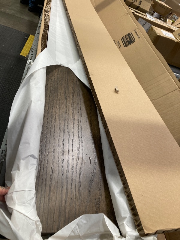 Photo 1 of *MISSING A BOX*


Pioneer Woman Harper Queen-Size Spindle Bed, BROWN...ONLY STOCK PHOTO IS WHITE*******
