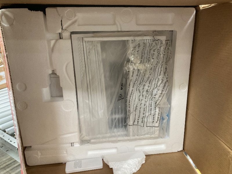 Photo 1 of 10,000 BTU 115-Volt Window Air Conditioner Cools 450 Sq. Ft. with Remote Control in White