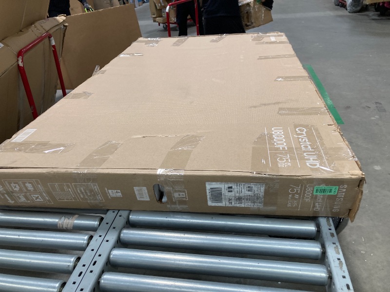 Photo 1 of ***PARTS USE ONLY***Samsung 75-Inch Class Crystal UHD U8000F 4K Smart TV (2025 Model) Endless Free Content, Crystal Processor 4K, MetalStream Design, Knox Security, Alexa Built-in