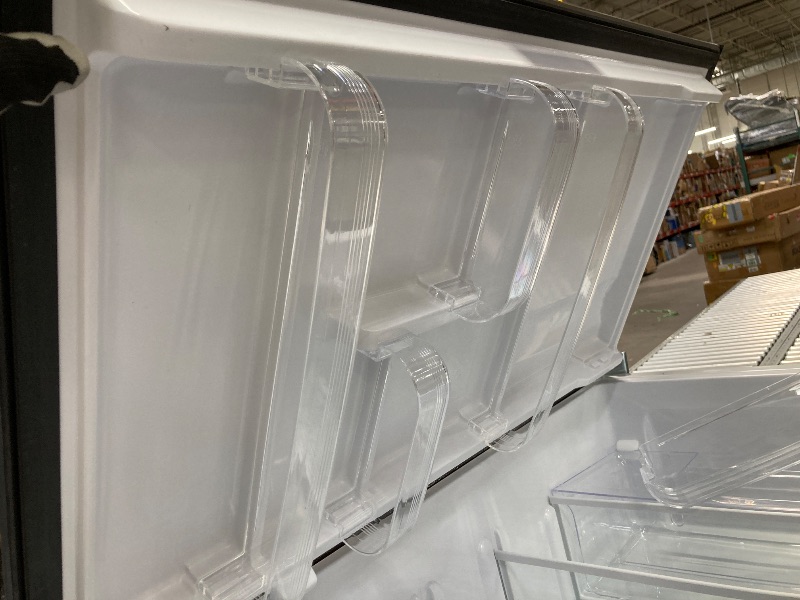 Photo 1 of ***MISSING A DOOR HANDLE, MANY DINGS & DENTS*** Frigidaire, 2 Door Apartment Size Refrigerator/Freezer Combo 54"H x 21" W.