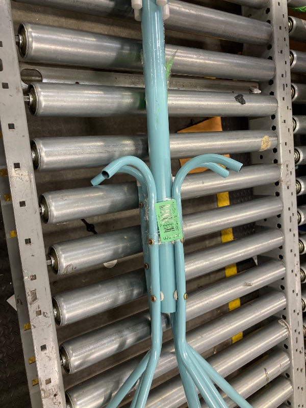 Photo 1 of ***ACTUAL ITEM IS BLUE***Arcticice 68.9x17.7in Metal Coat Rack Assembled Living Room Floor Hat Clothing Display Stand Home Furniture 12-Hooks Hanging Clothes, Blue