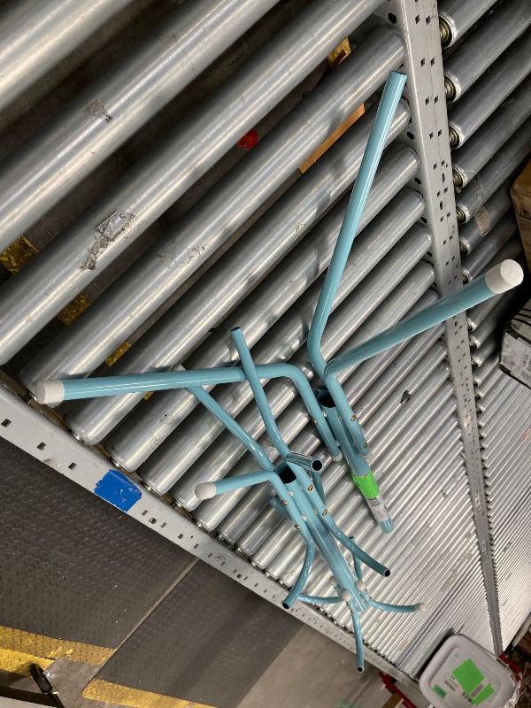 Photo 1 of ***ACTUAL ITEM IS BLUE***Arcticice 68.9x17.7in Metal Coat Rack Assembled Living Room Floor Hat Clothing Display Stand Home Furniture 12-Hooks Hanging Clothes, Blue