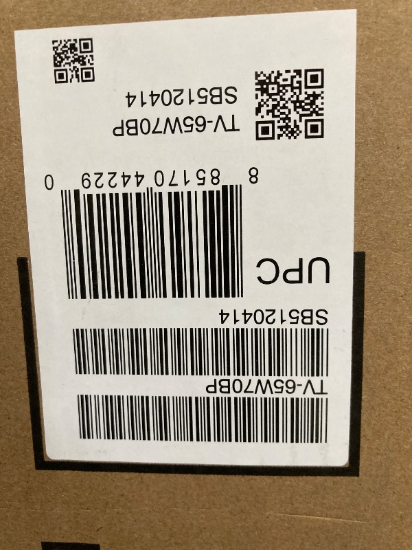Photo 1 of ***PARTS ONLY***Panasonic W70 Series (2025 Model) 65" LED 4K Ultra HD Smart Fire TV, Press & Ask Alexa, Apple AirPlay, HDR10+, HDMI 2.1, and Bluetooth Support - 65W70BP***SCREEN BROKEN***