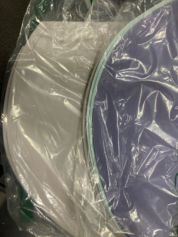 Photo 1 of ***PLEASE NOTE COLORS OF ACTUAL ITEM ARE DIFFERENT THAN STOCK PHOTO***Silicone Placemats Set of 6 Non-Slip Table Mats for Dining, Kitchen, Stain Resistant Heat-Resistant Placemat Portable Food Mat, 14.9" x 12.9"x 0.04" (ACTUAL SET IS 2 PURPLE, 2 BLUE, 2 G