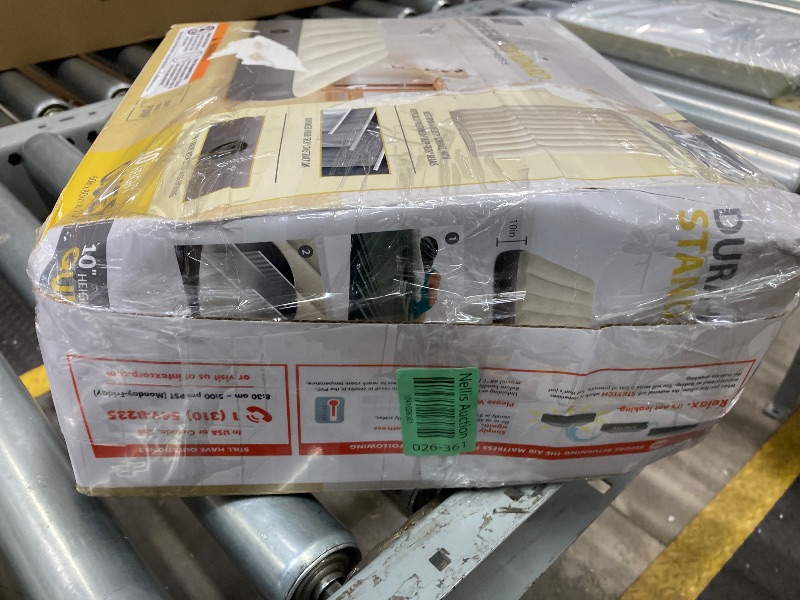 Photo 1 of ***(USED, OPEN BOX)*** 
Intex 64103E Dura-Beam Standard Single-High Air Mattress: Fiber-Tech - Queen Size - 10in Bed Height - 600lb Weight Capacity - Pump Sold Separately