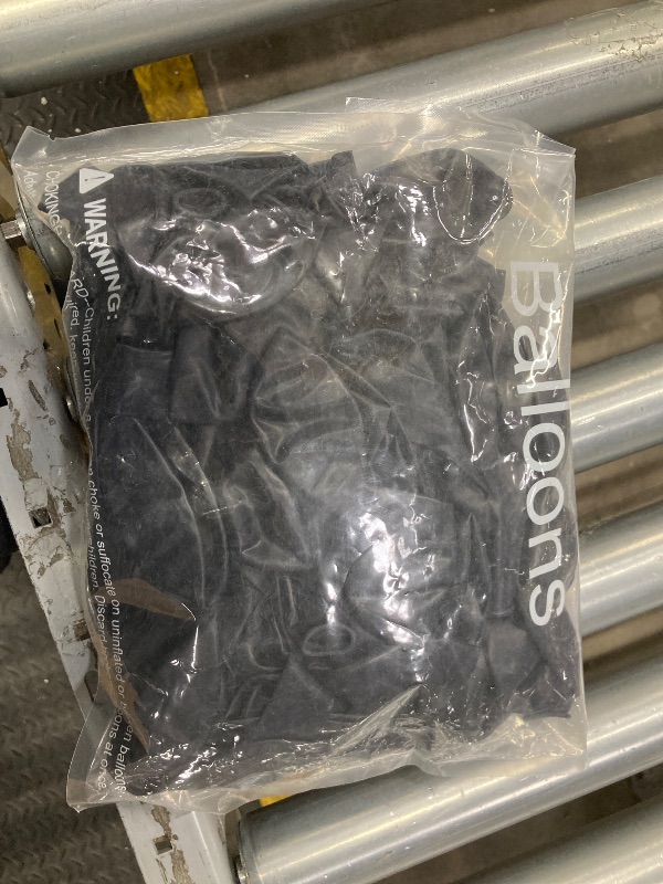 Photo 1 of ***COUNT IS NOT BE VERIFIED***Bezente Black Balloons Latex Party Balloons - 100 Pack 12 inch Round Helium Balloons for Black Themed Graduation Anniversary Birthday Halloween Party Backdrop Prom Send off Decorations 2025***COUNT OF BALLOONS IS NOT VERIFIED