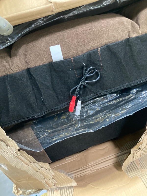 Photo 1 of **MISSING PARTS**SELLING AS PARTS ONLY-INCOMPLETE)*** 
Massage Swivel Recliner Chair with Vibration Massage and Lumbar Heating for Adults, Oversized Rocker Recliner Single Sofa with Side Pocket, Two Cup Holders and USB Charge Port for Living Room   ***(BO