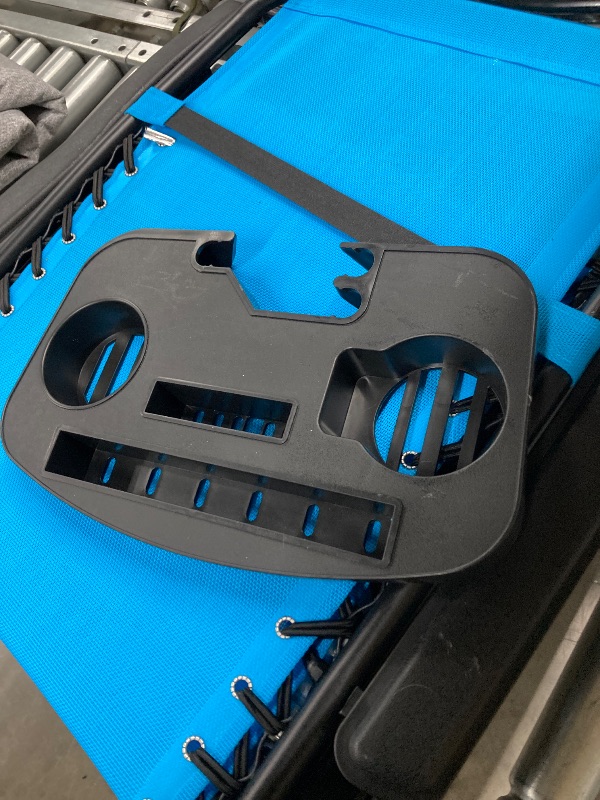 Photo 1 of ***(SCREW MISSING, BENT PART  -SEE PHOTO -SELLING AS PARTS ONLY / REPAIR NEEDED -NON-REFUNDABLE)*** 
Lacoo Zero Gravity Chair Patio Outdoor Foldable Lawn Lounge Chair Reclining Chair with Adjustable Pillow Pack of 2, Light Blue
