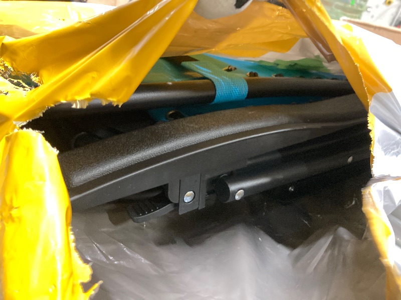 Photo 1 of ***(SCREW MISSING, BENT PART  -SEE PHOTO -SELLING AS PARTS ONLY / REPAIR NEEDED -NON-REFUNDABLE)*** 
Lacoo Zero Gravity Chair Patio Outdoor Foldable Lawn Lounge Chair Reclining Chair with Adjustable Pillow Pack of 2, Light Blue
