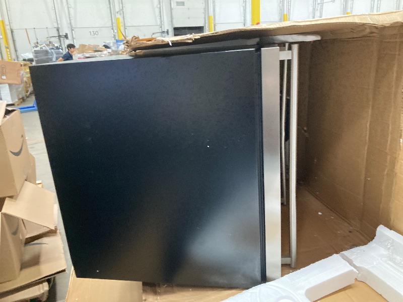 Photo 1 of **It's a little sunken and used**ORYMUSE Outdoor Drawer Refrigerator, 24 Inch Undercounter Beverage Cooler Fridge with Stainless Steel Seamless Door Can Hold 154 Cans w/Powerful Cooling Compressor for Kitchen and Commercial