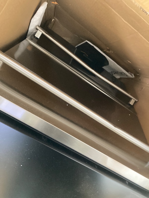 Photo 1 of **It's a little sunken and used**ORYMUSE Outdoor Drawer Refrigerator, 24 Inch Undercounter Beverage Cooler Fridge with Stainless Steel Seamless Door Can Hold 154 Cans w/Powerful Cooling Compressor for Kitchen and Commercial