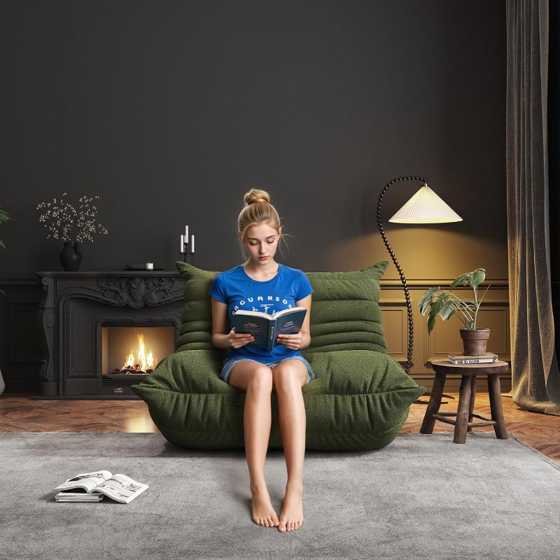 Photo 1 of 




Flash Deal
WHGBJA
WHGBJA Bean Bag Chair for Adults,Comfy Togo Sofa Bean Bag Couch Lounge Soft Teddy Material Furniture Gift High-Quality Bean Bag Chair,Green