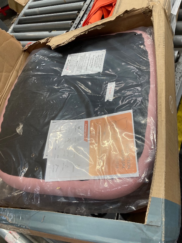 Photo 1 of  ***DAMAGE, TEAR IN BACK REST-SELLING AS IS *** 
edx Desk Chair with Ergonomic Lumbar Support for Home, Office, Bedroom, 250lbs, Pink
