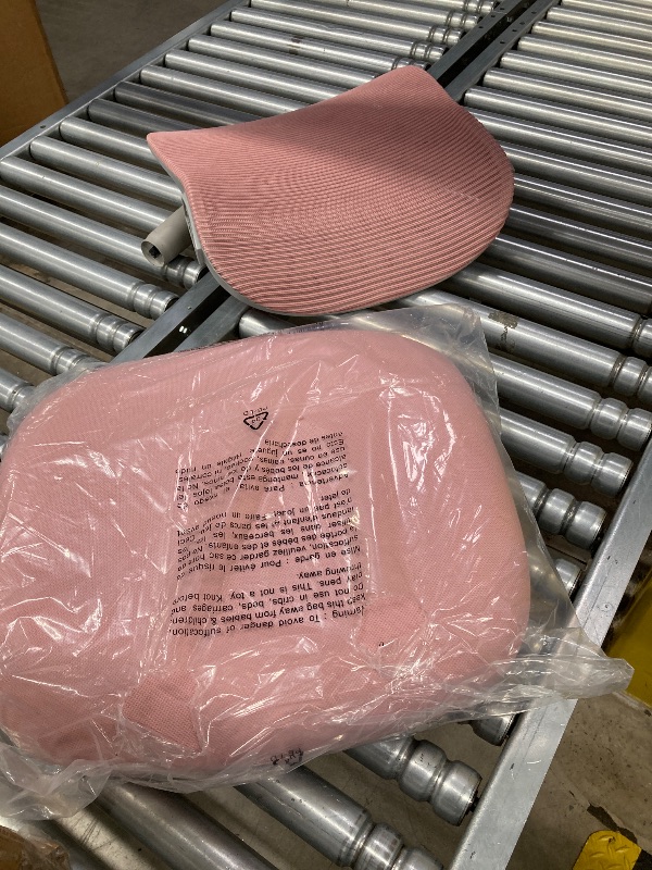 Photo 1 of  ***DAMAGE, TEAR IN BACK REST-SELLING AS IS *** 
edx Desk Chair with Ergonomic Lumbar Support for Home, Office, Bedroom, 250lbs, Pink
