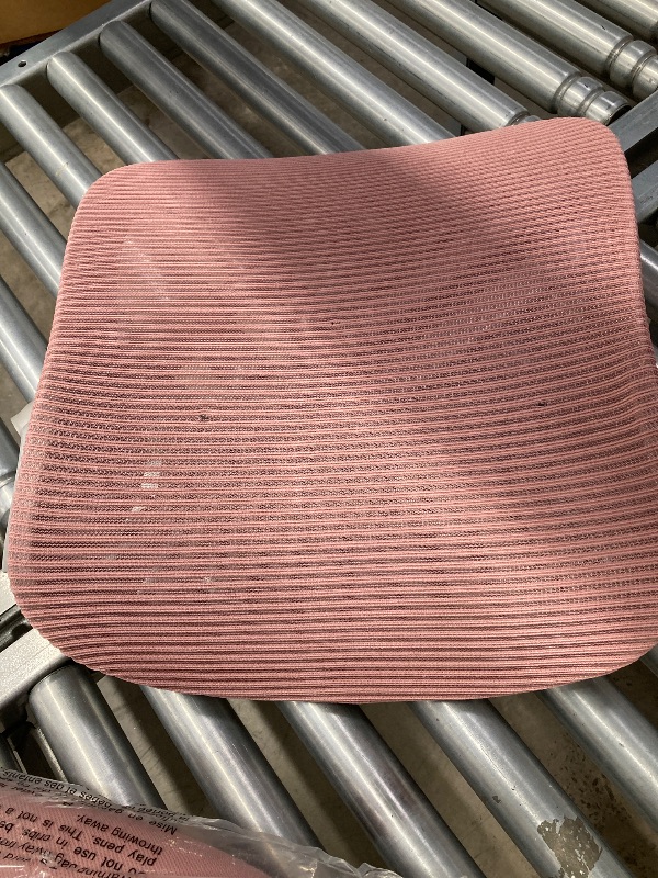 Photo 1 of  ***DAMAGE, TEAR IN BACK REST-SELLING AS IS *** 
edx Desk Chair with Ergonomic Lumbar Support for Home, Office, Bedroom, 250lbs, Pink
