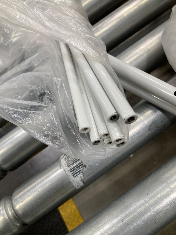 Photo 1 of ***(PARTS ONLY -MISSING PIECES-SELLING AS PARTS ONLY)*** 
Riousery Over-the-Toilet 3-Tier Metal Storage Rack with Hooks, Towel Bar and Toilet Paper Holder, White
