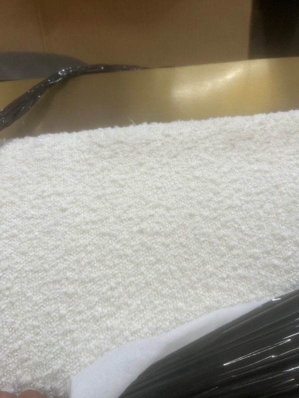 Photo 1 of ***It is very dirty and the other half is missing.****Me'On 80'' Sofa Couch for Living Room, Modern Loveseat Sofa with Side Pocket, 3-Seater Couches for Bedroom, Apartment, Teddy Wool White
