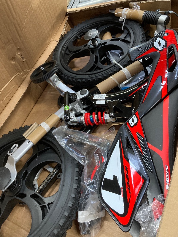 Photo 1 of 16 Hyper Moto Bike 16 Mag Wheels Training Wheels Child Bicycle Ages 5-7 Years Black/Red
