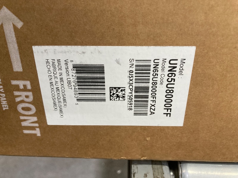Photo 1 of Samsung 65-Inch Class Crystal UHD U8000F 4K Smart TV (2025 Model) Endless Free Content, Crystal Processor 4K, MetalStream Design, Knox Security, Alexa Built-in