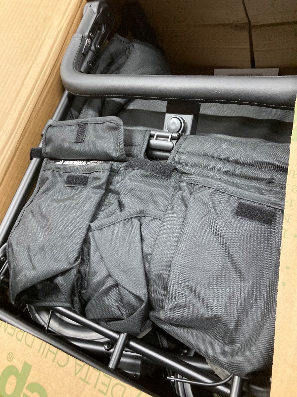 Photo 1 of **reference image Jeep Deluxe Wrangler Stroller Wagon with Cooler Bag and Parent Organizer by Delta Children, Black/Green